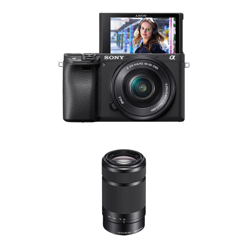 Sony a6400 with two lenses 1-